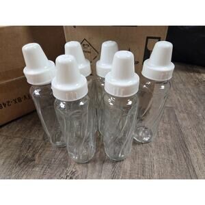 Evenflo Classic Glass Baby Bottle Nurser - Clear - 8oz/6pk BRAND NEW IN BOX